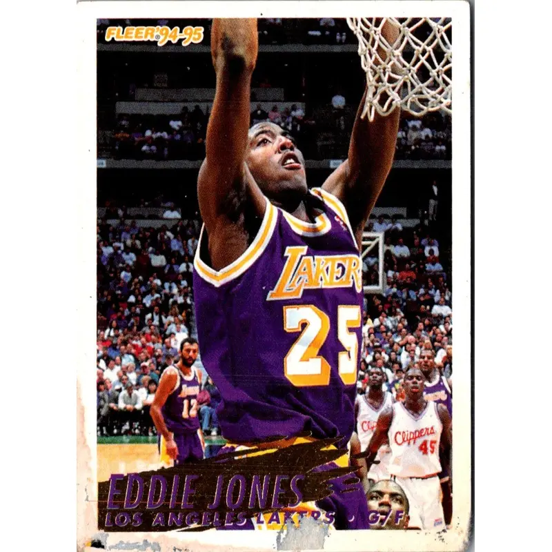 1994 Fleer Eddie Jones #308 Rookie