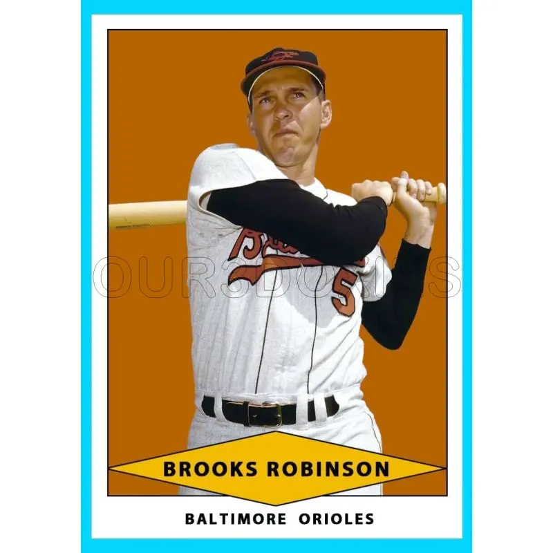 Brooks Robinson 1954 Red Heart Custom Card - 4056