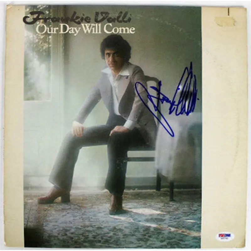 Frankie Valli Our Day Will Come Signed Album Cover W/ Vinyl PSA/DNA #Z55792
