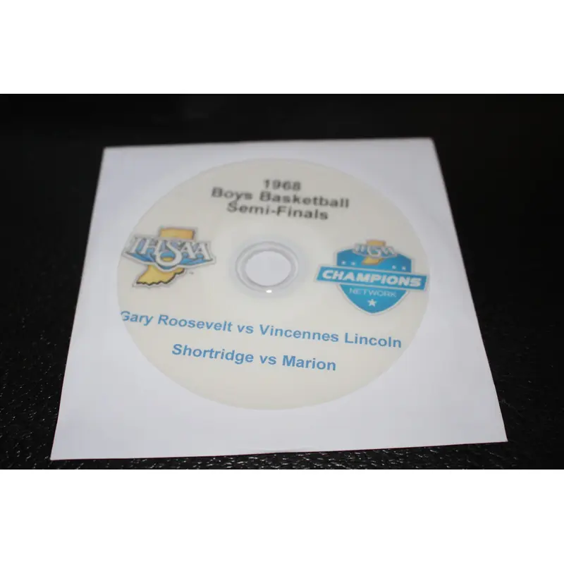 1968 Indiana High School Basketball State Semi Finals DVD