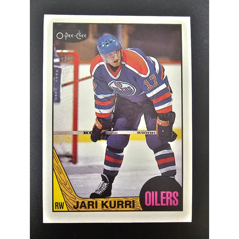 1987-88 O-Pee-Chee - Jari Kurri Blank Backs #148
