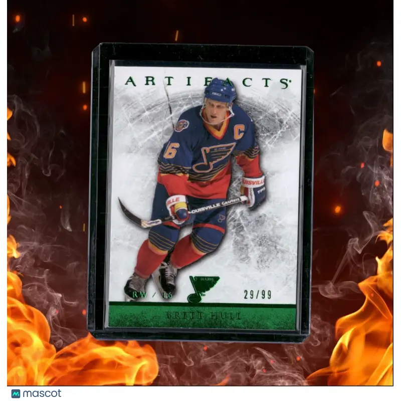 2012-13 Upper Deck Artifacts Brett Hull Emerald 29/99 #8