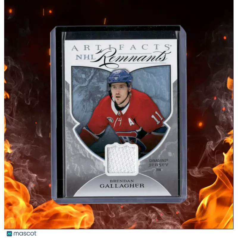 2022-23 Upper Deck Artifacts Brendan Gallagher NHL Remnants Jersey #NR-BG
