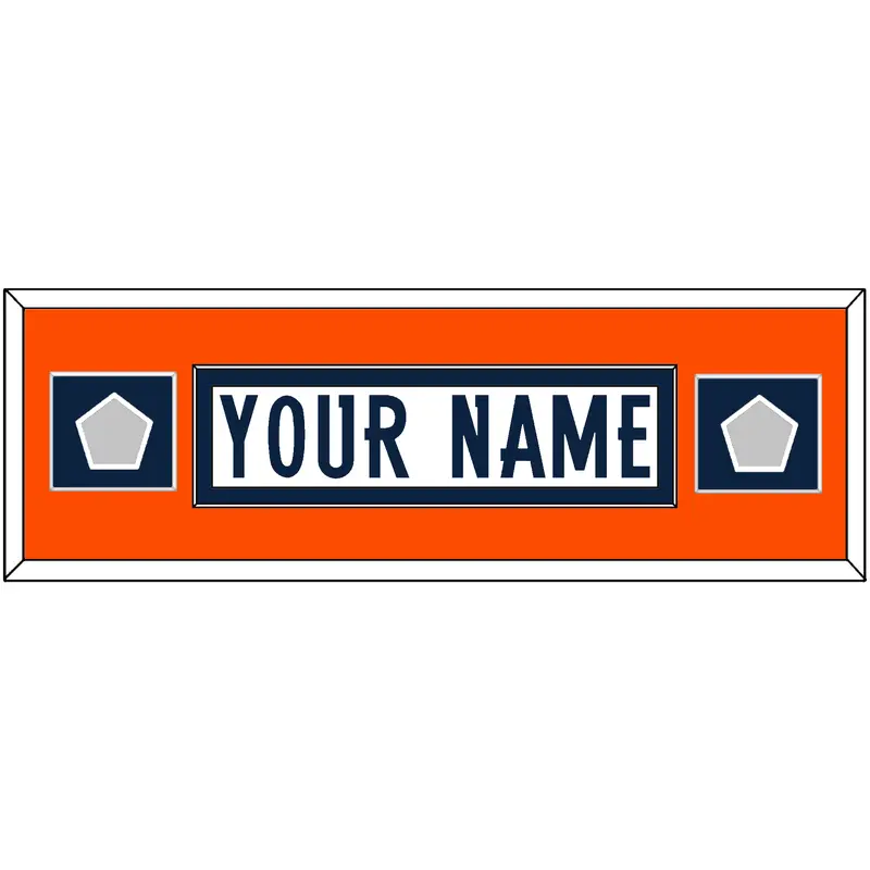 Denver Nameplate & 2 Super Bowl Jersey Patches - Road White (1997-2023) - Single Mat 4