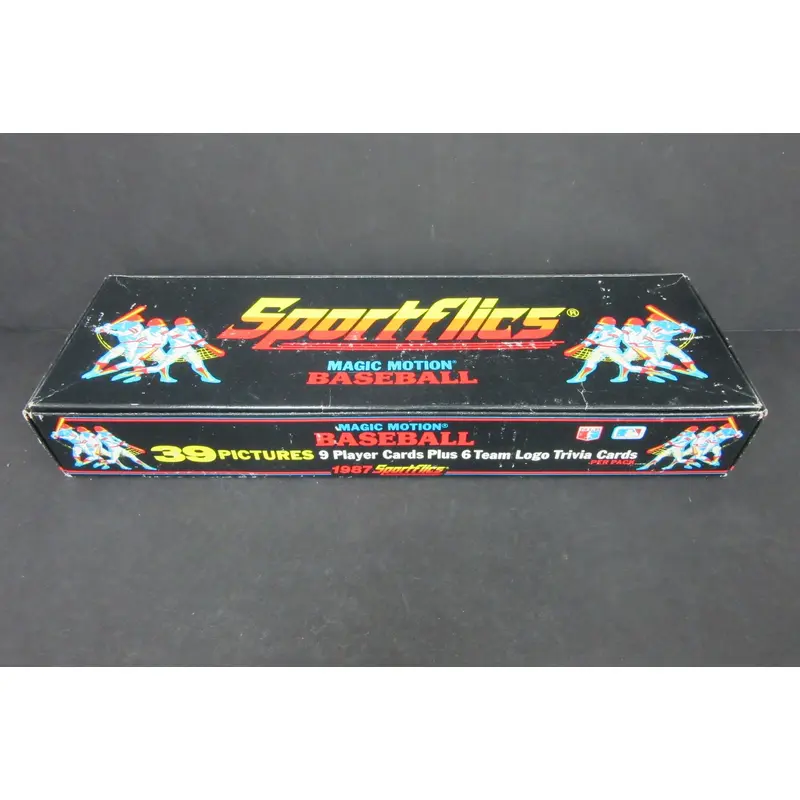 1987 Sportflics Baseball Rack Box