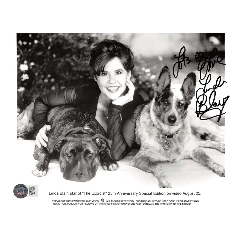 Linda Blair The Exorcist "Lots Of Love" Authentic Signed 8x10 Photo BAS #BL44796