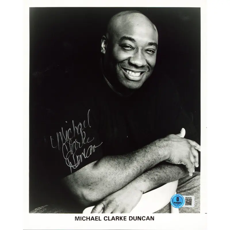 Michael Clarke Duncan The Green Mile Authentic Signed 8x10 Photo BAS #BS29236