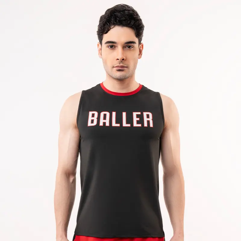 The Baller Tank - Black Athletik | Kibi Sports