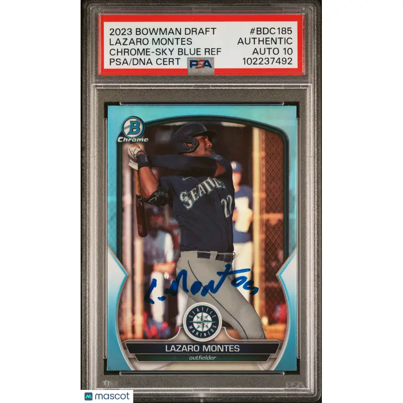 2023 Bowman Draft #BDC185 Lazaro Montes PSA A Auto 10