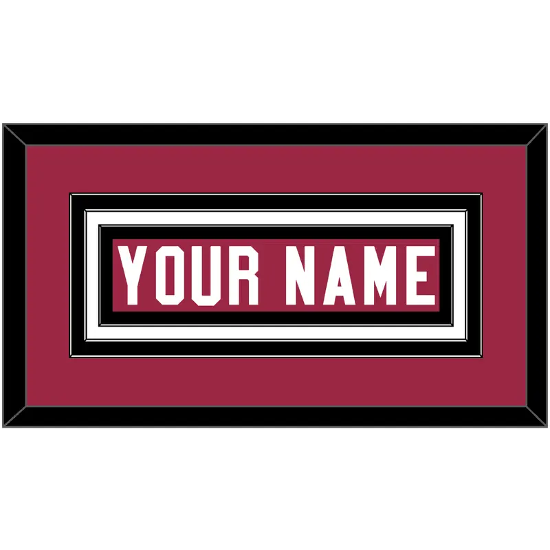Arizona Nameplate - Home Red - Triple Mat 3