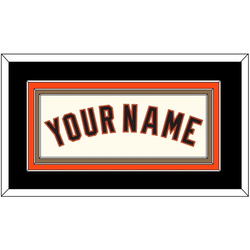 San Francisco Name - Home Cream - Triple Mat 3
