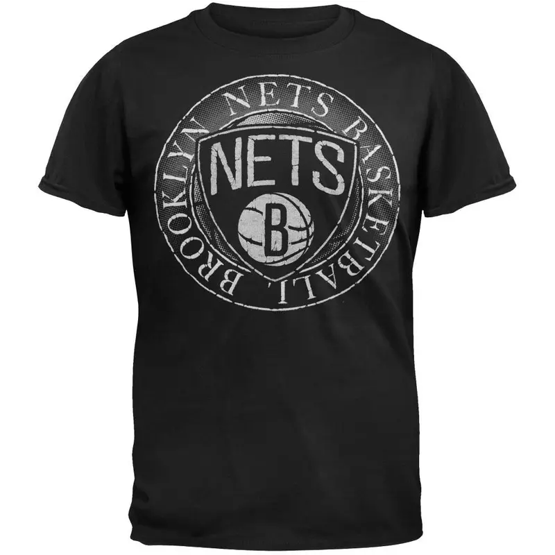 Brooklyn Nets - Basketball Logo Soft T-Shirt