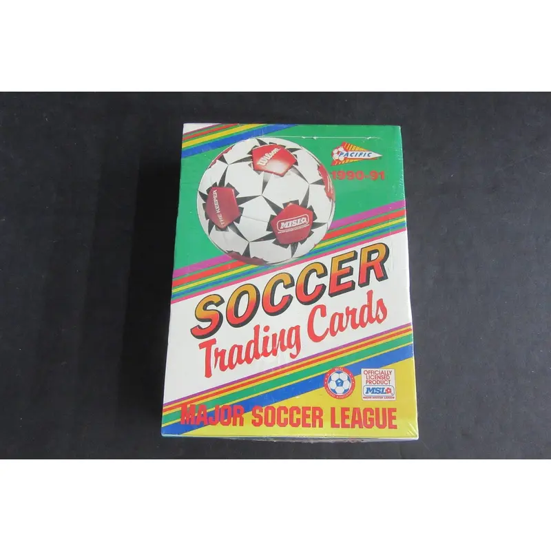 1991 (1990-91) Pacific MISL Indoor Soccer (Football) Trading Cards Box