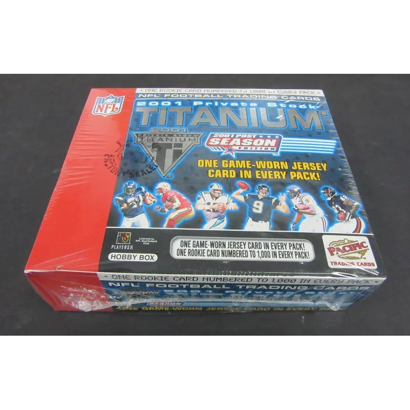 2001 Pacific Private Stock Titanium Football Post Box (Hobby)
