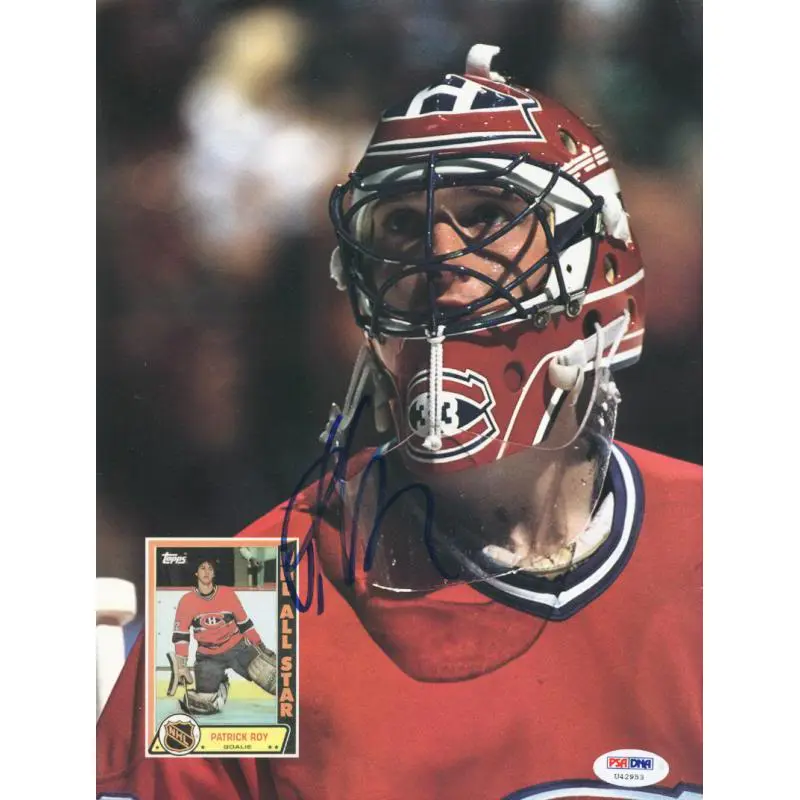 Canadiens Patrick Roy Authentic Signed Magazine 1990 Beckett PSA/DNA #U42953