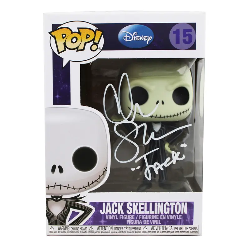 Chris Sarandon "Jack" Signed Jack Skellington #15 Funko Pop Figure JSA #UU06243