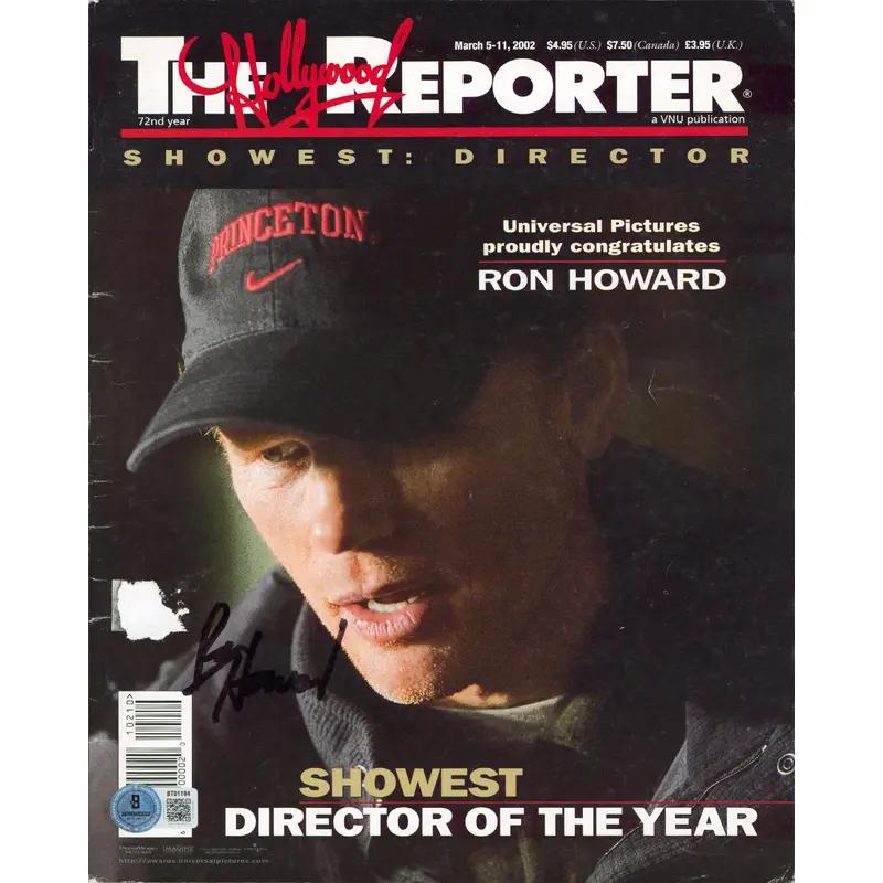 Ron Howard Signed The Hollywood Reporter Magazine Cover March 2004 BAS #BT01194