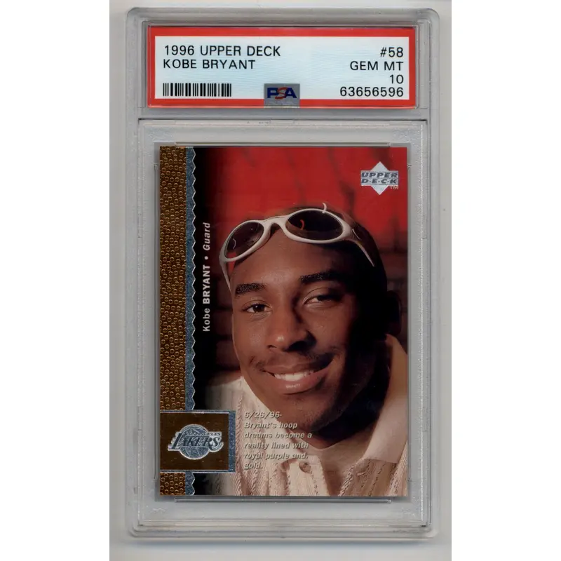 Kobe Bryant 1996-97 Upper Deck #58 PSA 10 Gem Mint 6596