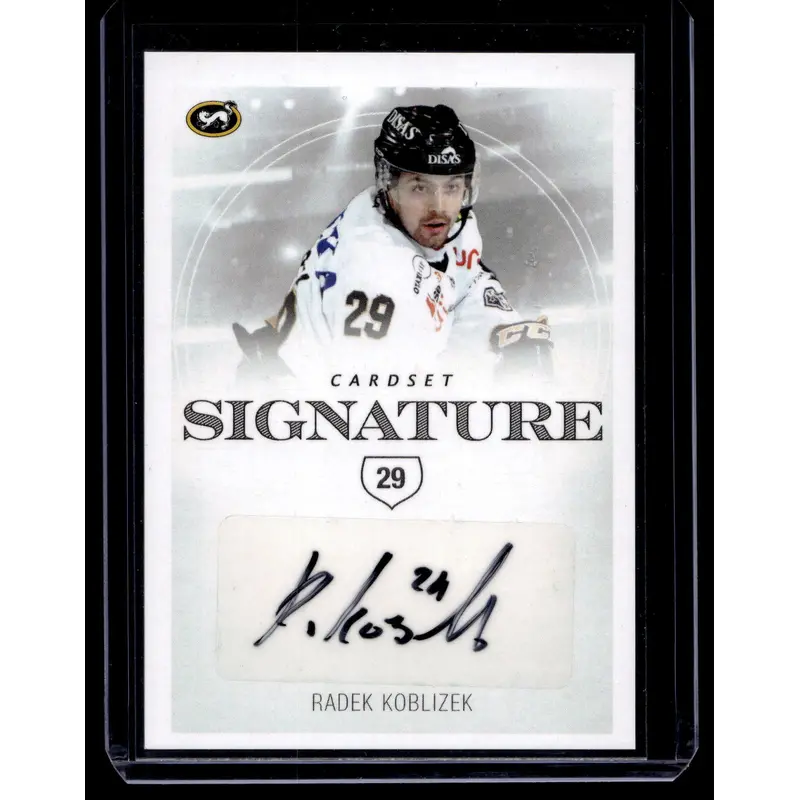 2019-20 Cardset Signature - Radek Koblizek /125