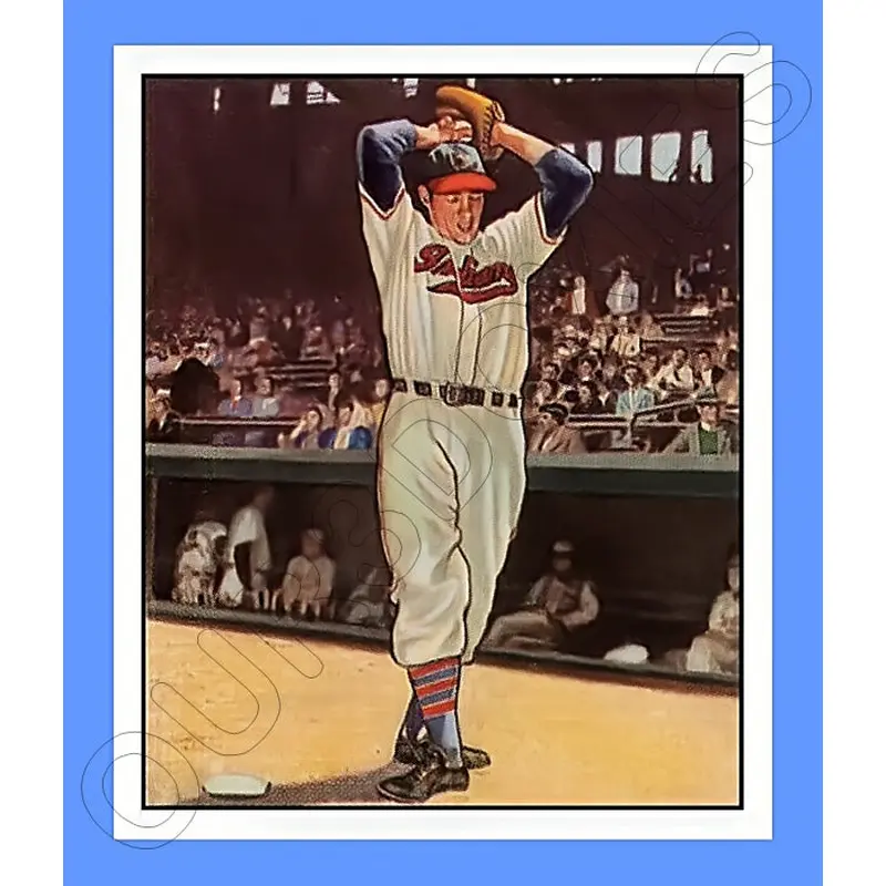 Bob Feller 1950 Bowman Reproduction Card - 4000