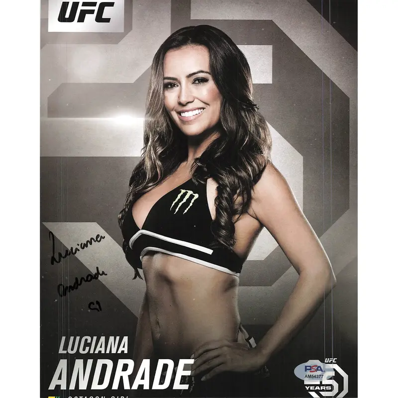 LUCIANA ANDRADE signed 8x10 photo PSA/DNA UFC Fighting Autographed