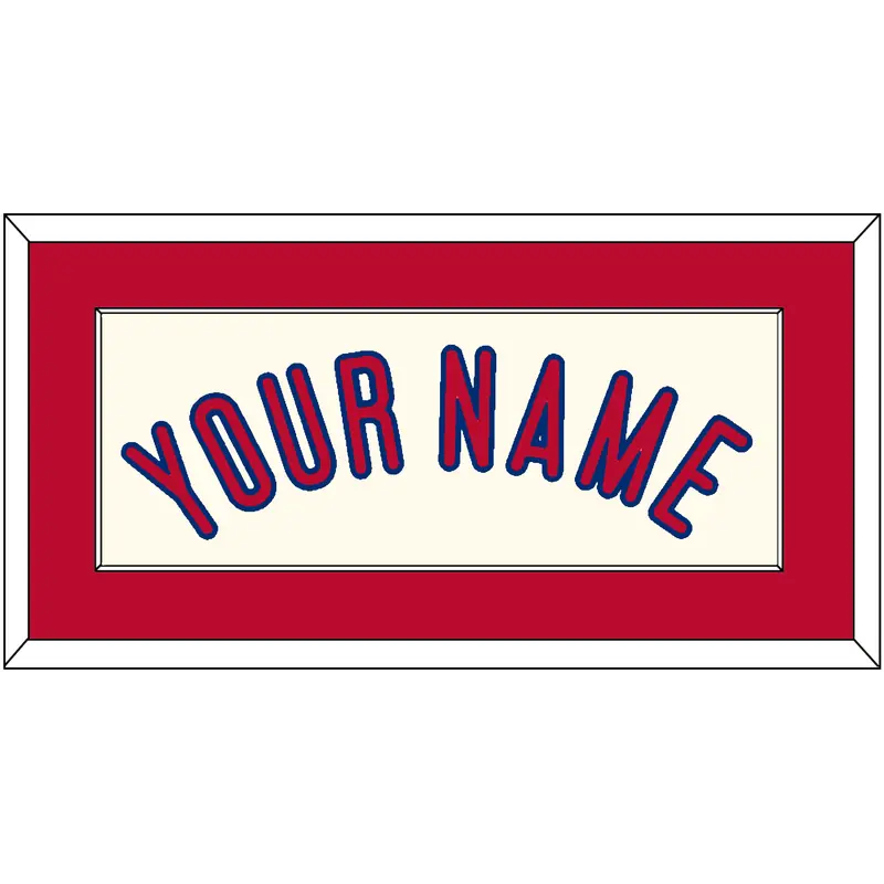 Philadelphia Name - Alternate Cream - Single Mat 1