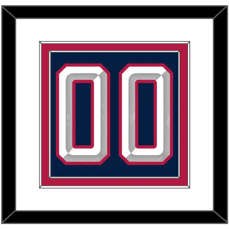 United States Mens Hockey Number - 2025 4 Nations Blue - Double Mat 1