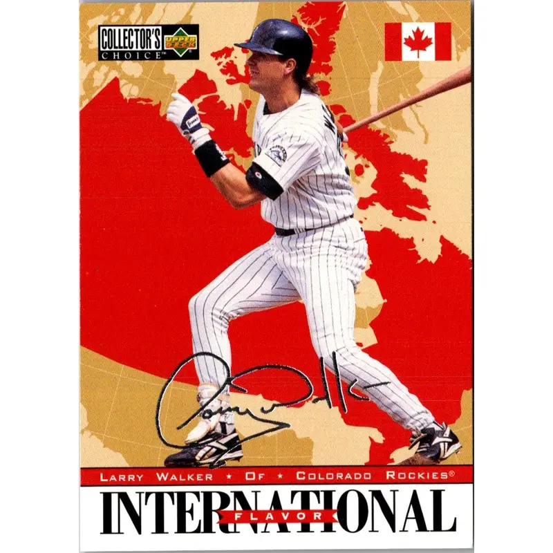 1996 Collector's Choice Silver Signature Larry Walker #326