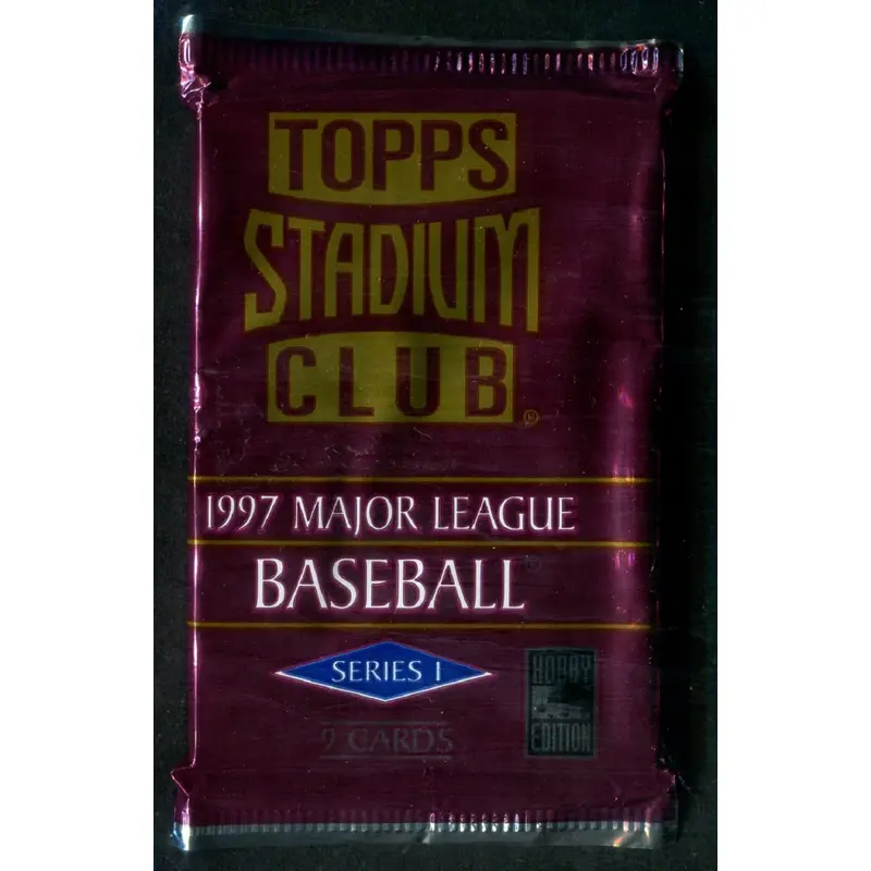 1997 Topps Stadium Club Baseball Unopened Series 1 Pack (Hobby) (9)