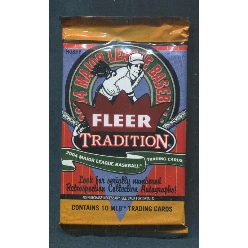 2004 Fleer Tradition Baseball Unopened Pack (Hobby) (10)