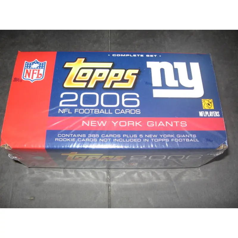 2006 Topps Football Factory Set (Giants)