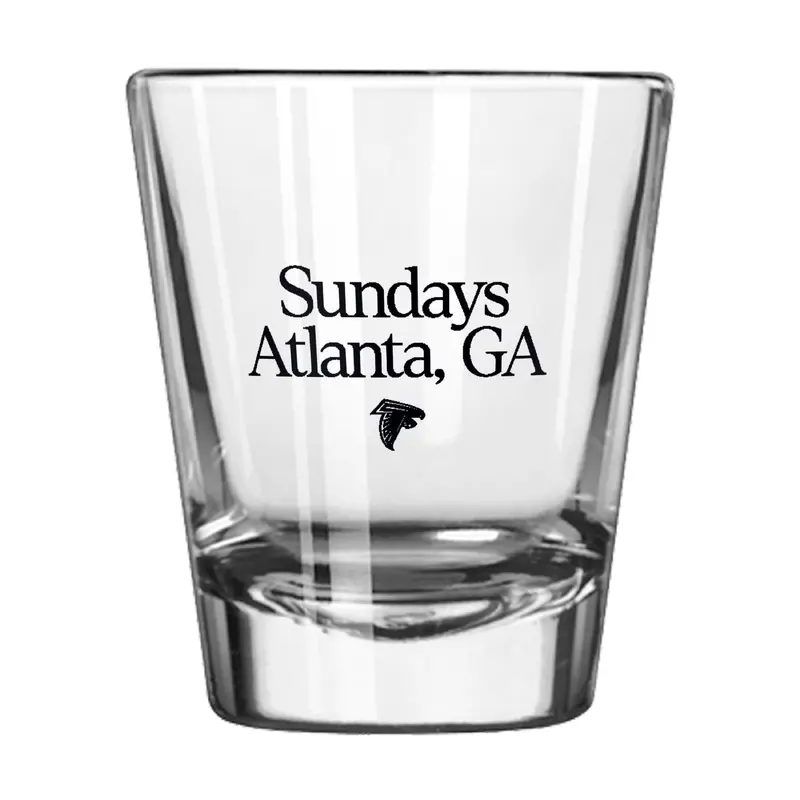 Atlanta Falcons Sundays 2oz Shot Glass