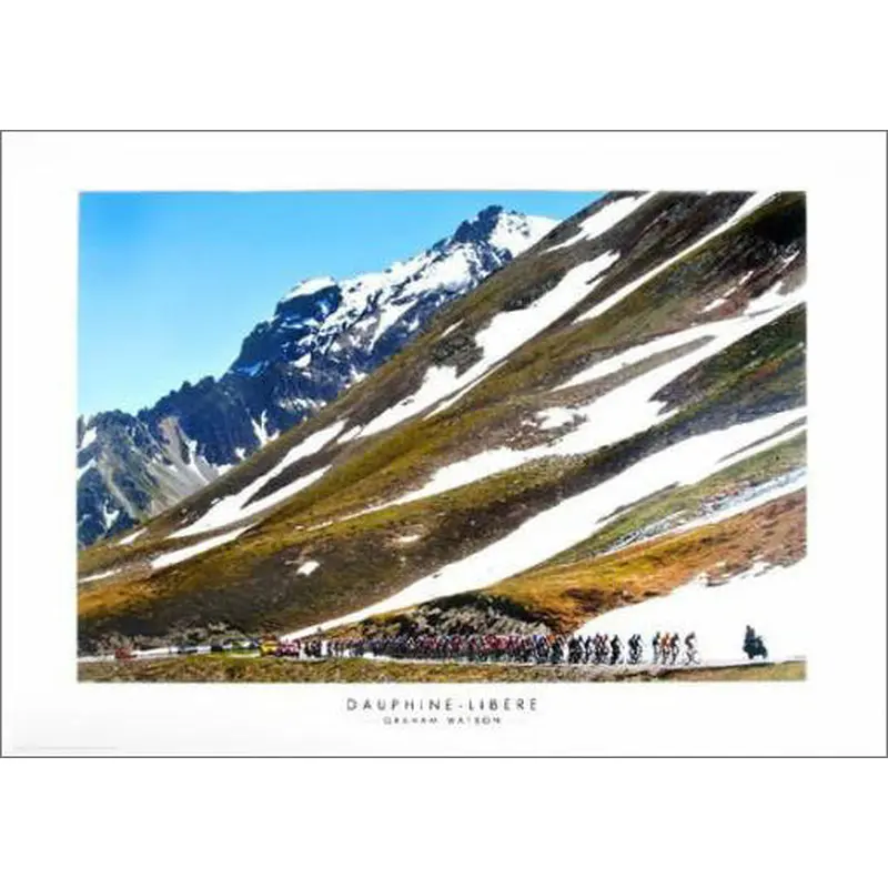 Dauphine-Libere "Galibier Peloton" (2009) Cycling Race Premium Poster Print - GrahamWatson