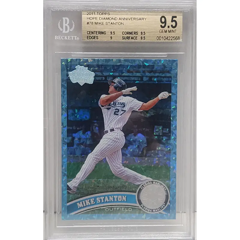 Mike Stanton 2011 Topps Hope Diamond Anniversary 35/60 BGS 9.5 Gem Mint