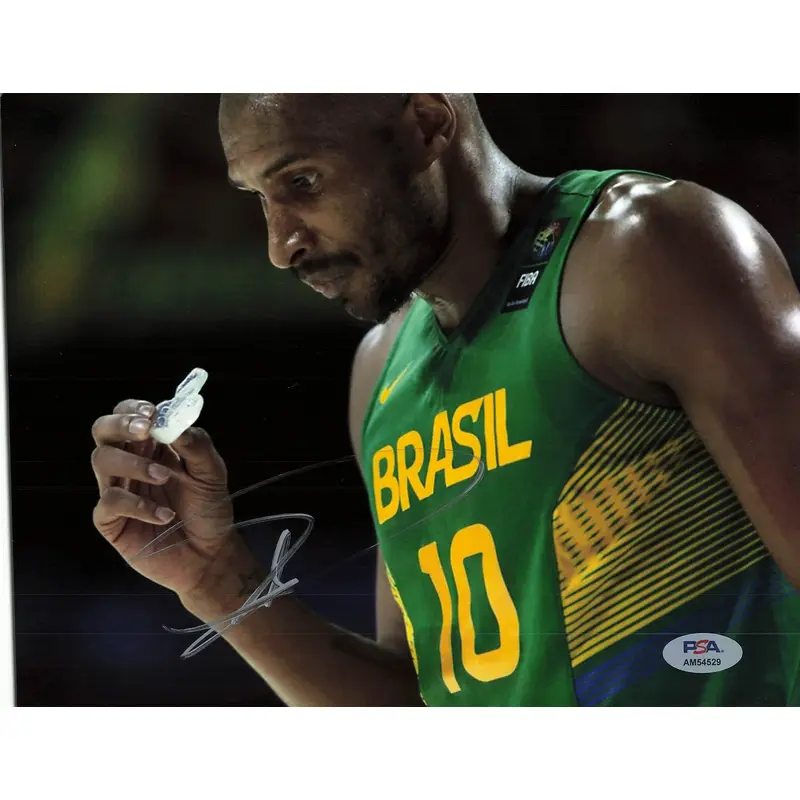Leandro Barbosa signed 8x10 photo PSA/DNA Warriors Autographed Brazil