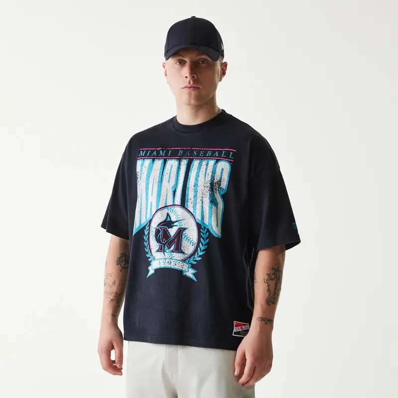 Miami Marlins MLB City Connect G1 Black T-Shirt