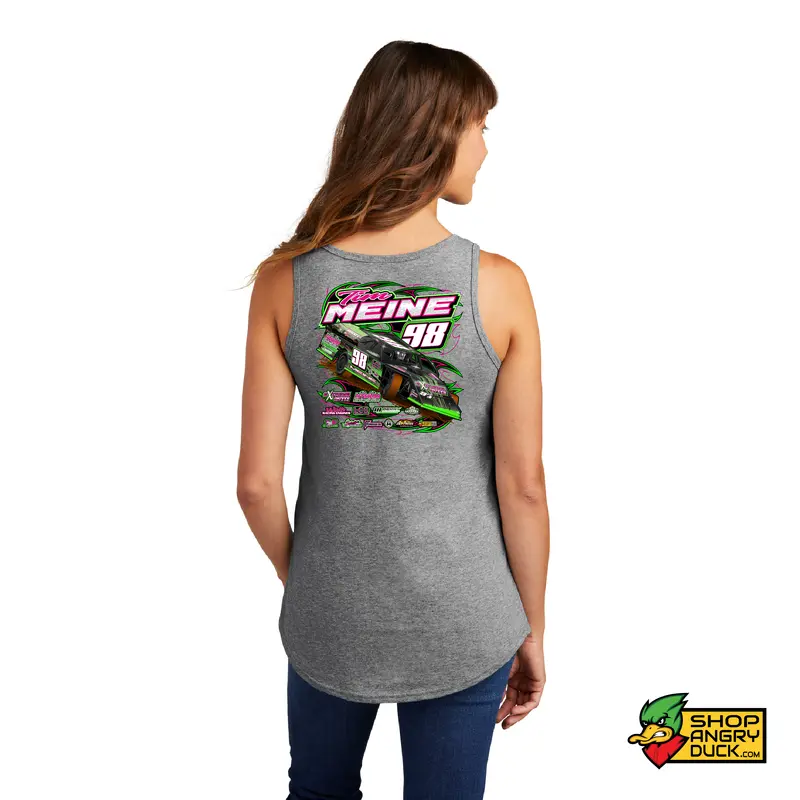 Tim Meine Racing Illustrated Ladies Muscle Tank