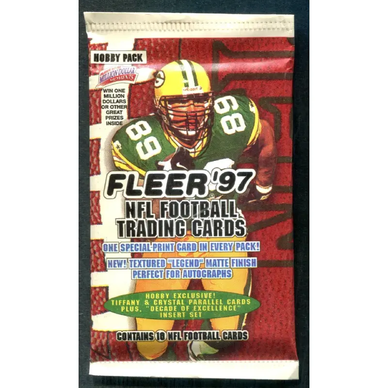 1997 Fleer Football Unopened Pack (Hobby) (10)