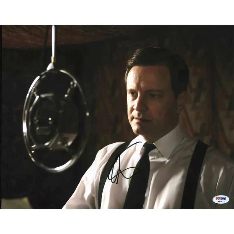 Colin Firth The Kings Speech Authentic Signed 11x14 Photo PSA/DNA #M97417
