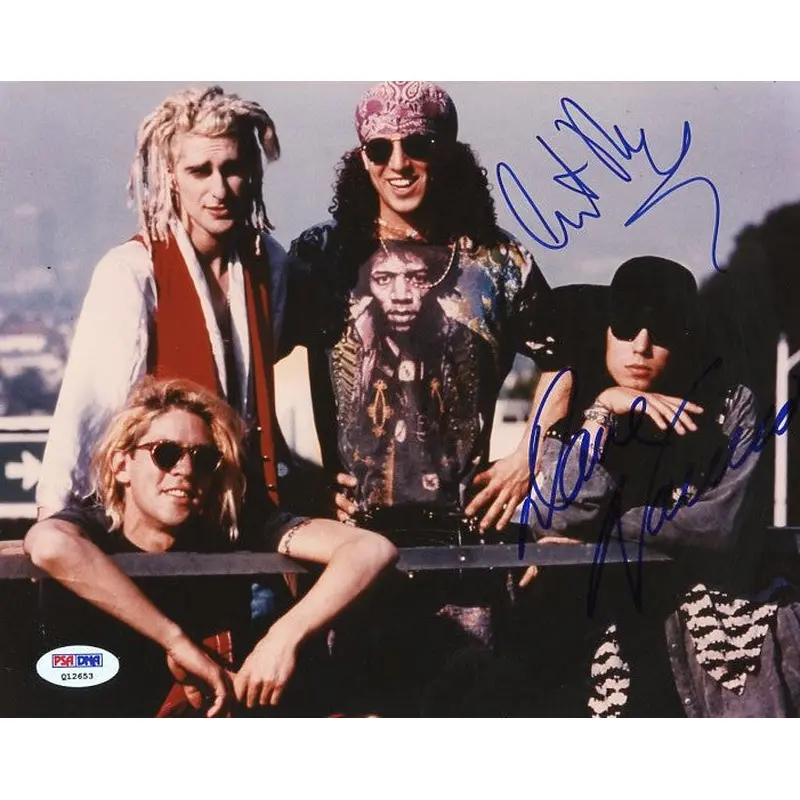 Dave Navarro & 1 Jane'S Addiction Signed Authentic 8X10 Photo PSA/DNA #Q12653
