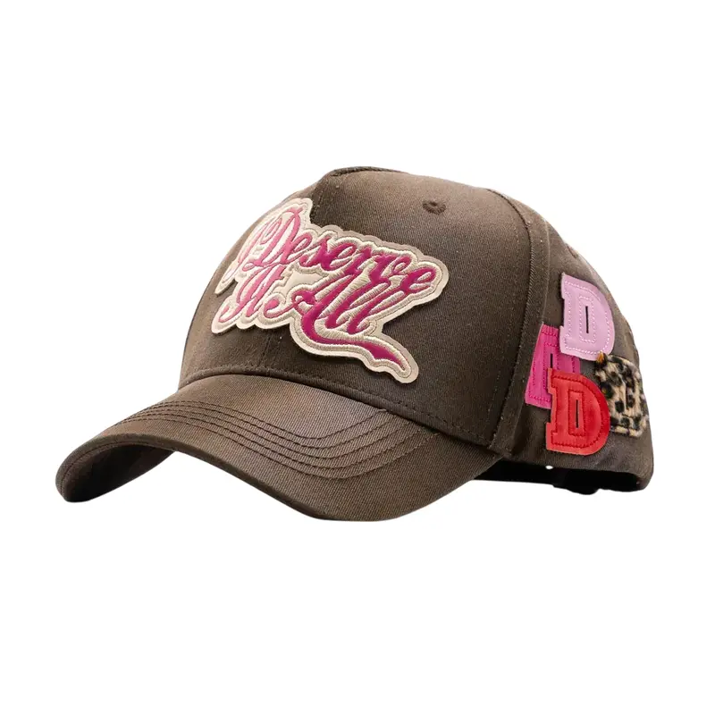 DANDY HATS DESERVE IT ALL TAN SNAPBACK HAT ONLY! DANDESERVE BRWN