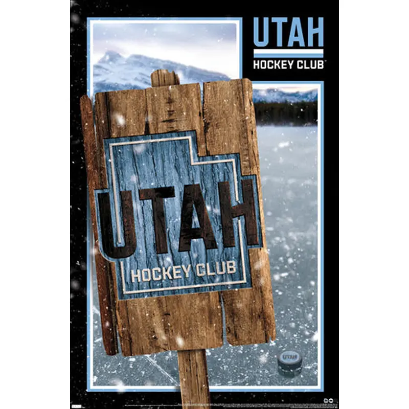 Utah Hockey Club NHL Hockey Team Official Team Logo Poster - Costacos 2024