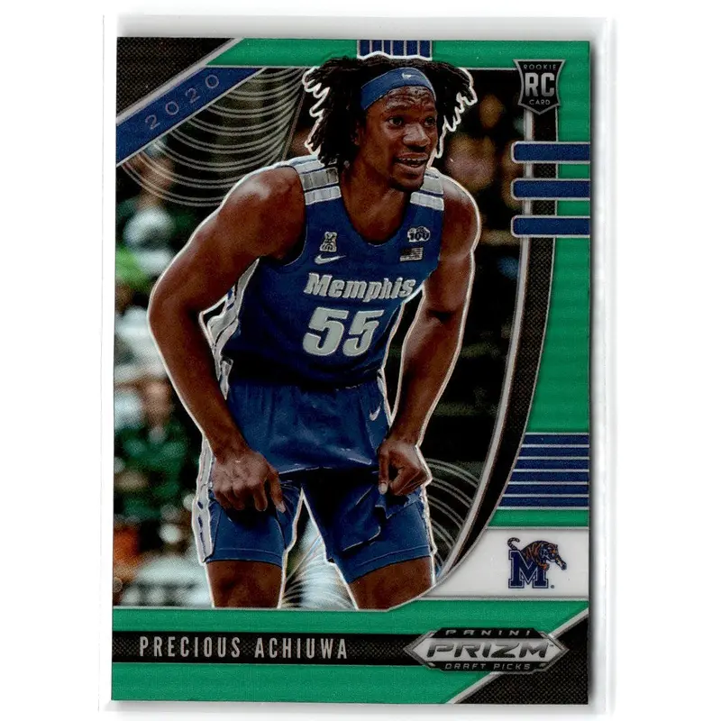 2020 Panini Prizm Draft Picks Collegiate Green Precious Achiuwa #48