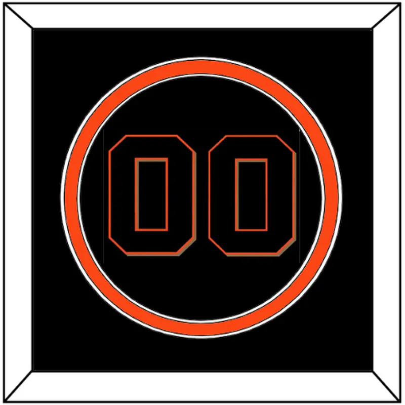 San Francisco Number - Alternate Black (2001-2002) - Double Mat 3