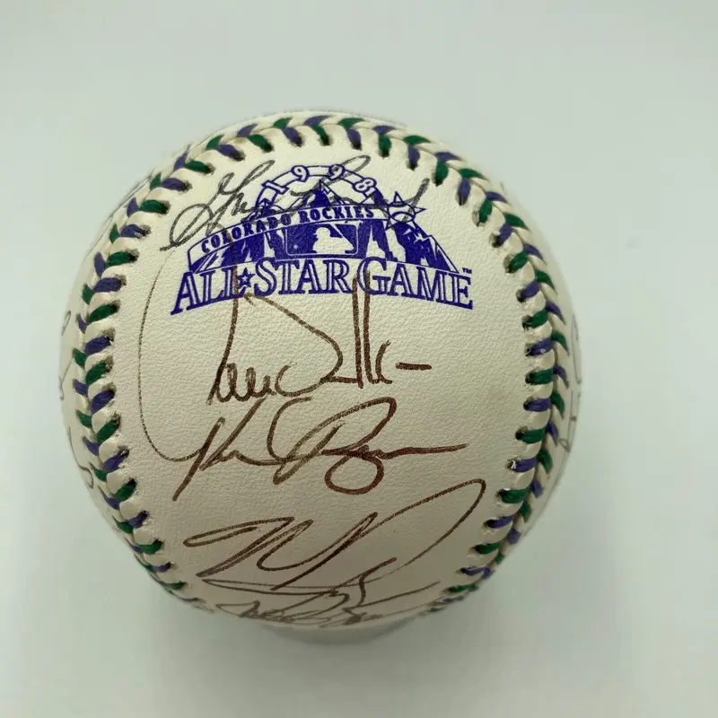 1998 All Star Game Team Signed Baseball Mark Mcgwire Sammy Sosa Barry Bonds PSA
