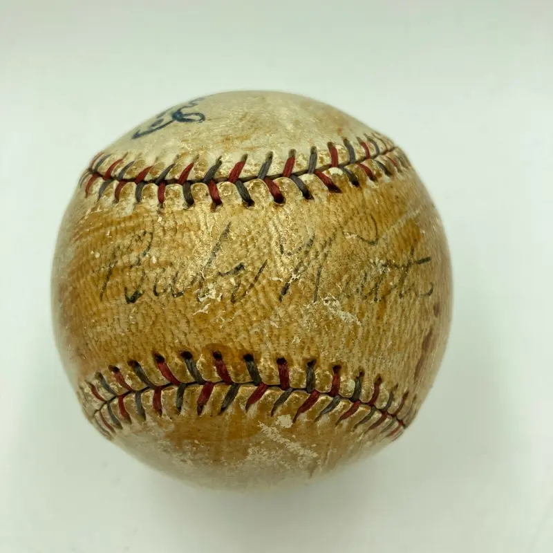 Babe Ruth Single Signed Autographed 1929 Official American League Baseball JSA