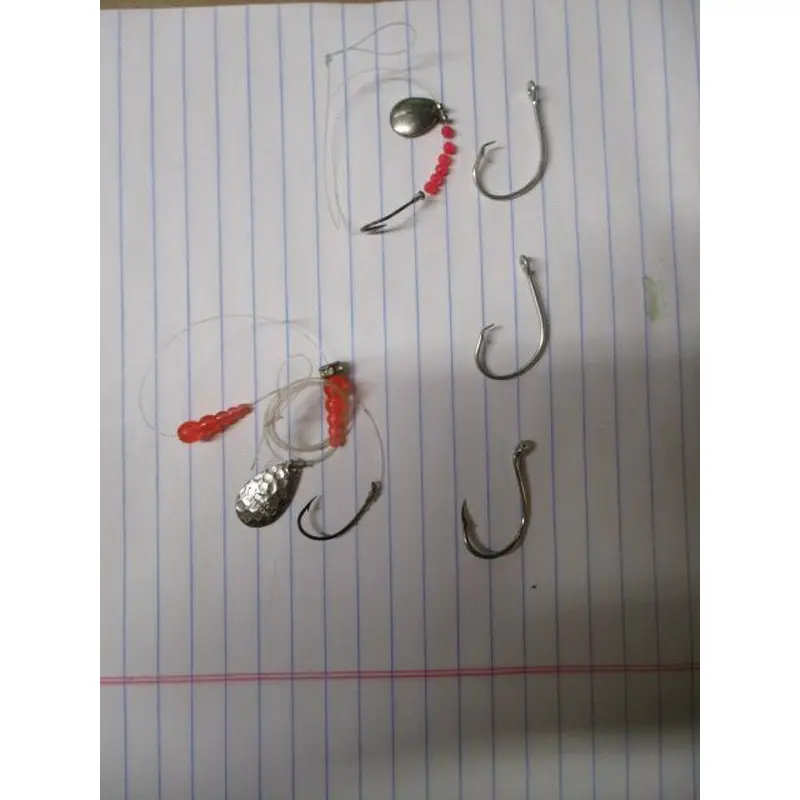 Used Mack's Lure Wedding Rings and 3 Hooks