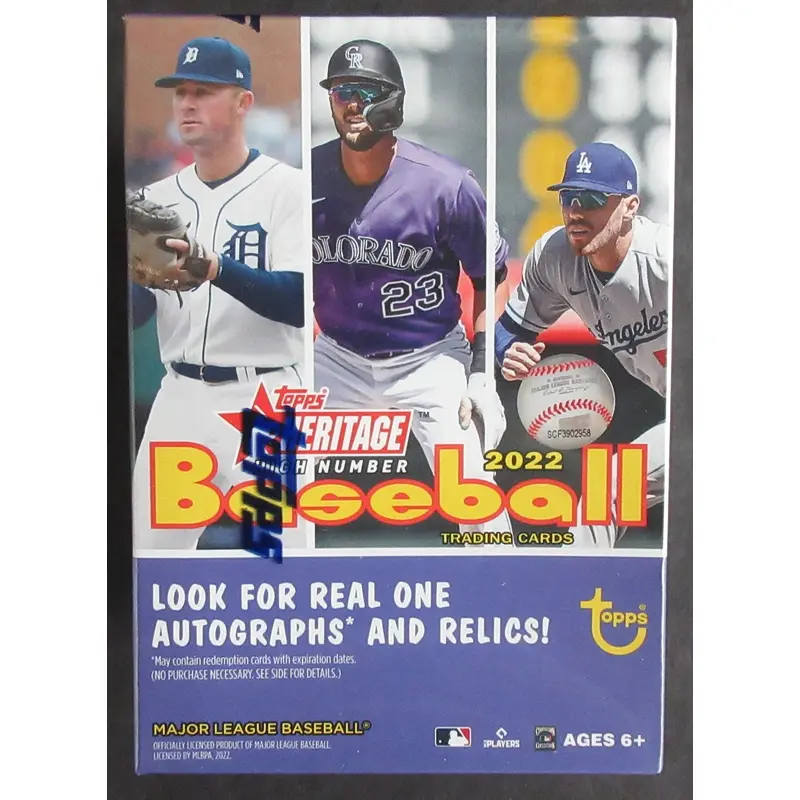 2022 Topps Heritage Baseball High Number Blaster Box (8/9)
