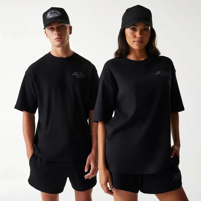New Era - NE WAFFLE Tee - Black