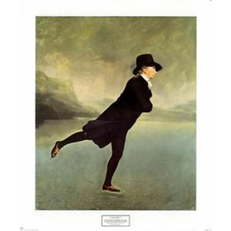 Skating on Duddingston Loch by Sir Henry Raeburn Poster Print - NYGS